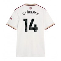 Arsenal Viktor Gyokeres #14 Tretí futbalový dres 2025-26 Krátky Rukáv